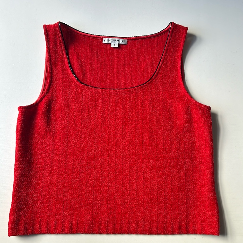 St. John’s Top w/ Black Beaded Detail